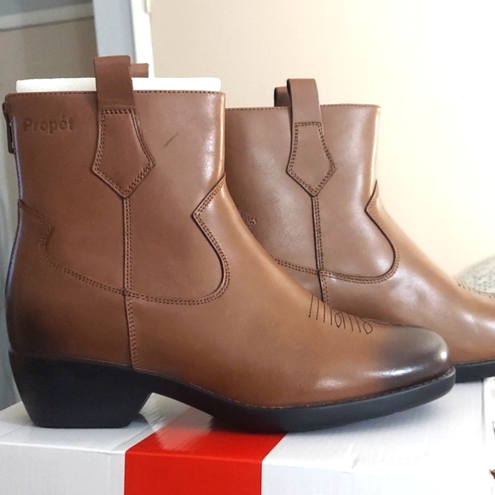Propet Maisie Women's Comfort Count Orthotic Cowboy Boots Ombre Sz 9.5